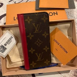 Repost- Authentic LV IPhone case/folio  X/Xs
